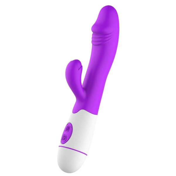 Rabbit Vibratör – G Noktası ve Klitoral Uyarıcı, 30 Titreşim Modlu USB Şarjlı Silikon Vibratör