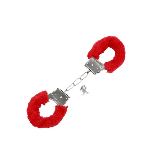 Peluşlu Metal Fantezi Kelepçe – Ayarlanabilir Kilitli Yetişkin Oyun Kelepçesi, Çiftlere Özel Peluş Kaplı Bilek Kelepçesi