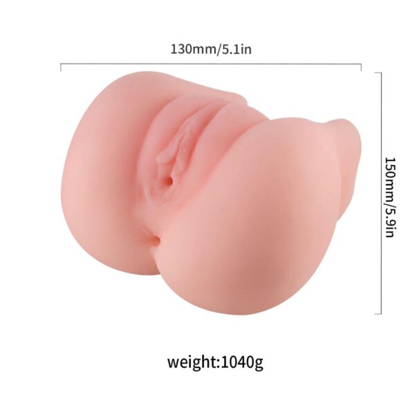 Gerçekçi Kalça Mastürbatör 1040 gr – Realistik Doku, Yumuşak ve Tatmin Edici
