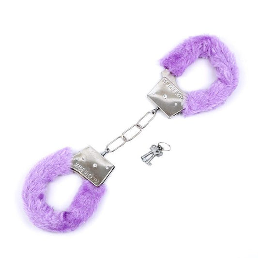 Peluşlu Metal Fantezi Kelepçe – Ayarlanabilir Kilitli Yetişkin Oyun Kelepçesi, Çiftlere Özel Peluş Kaplı Bilek Kelepçesi