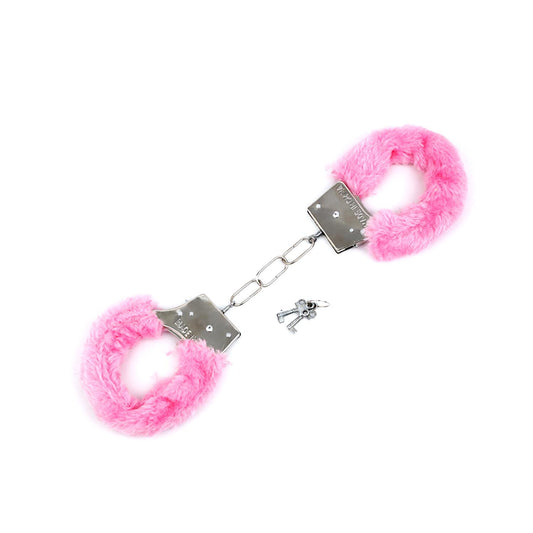 Peluşlu Metal Fantezi Kelepçe – Ayarlanabilir Kilitli Yetişkin Oyun Kelepçesi, Çiftlere Özel Peluş Kaplı Bilek Kelepçesi