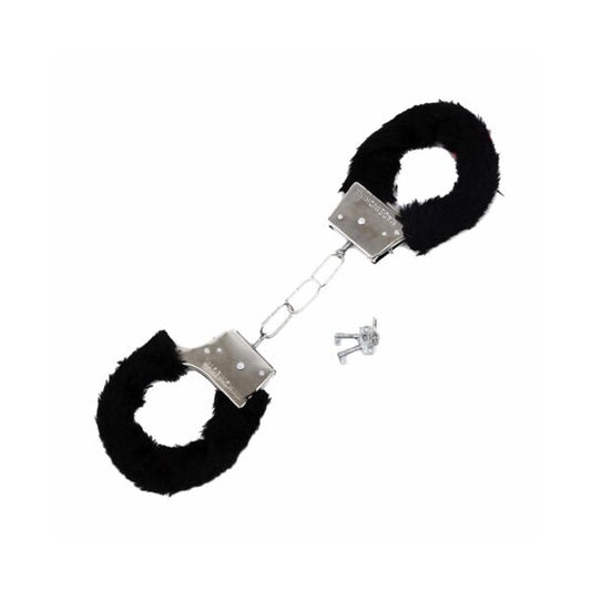 Peluşlu Metal Fantezi Kelepçe – Ayarlanabilir Kilitli Yetişkin Oyun Kelepçesi, Çiftlere Özel Peluş Kaplı Bilek Kelepçesi