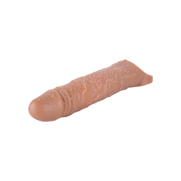 Uzatan ve Titreşimli Penis Kılıfı – 6 cm Ekstra Uzunluk, Realistik Doku, Maksimum Haz